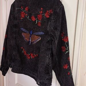 Edgy, urban jean jacket